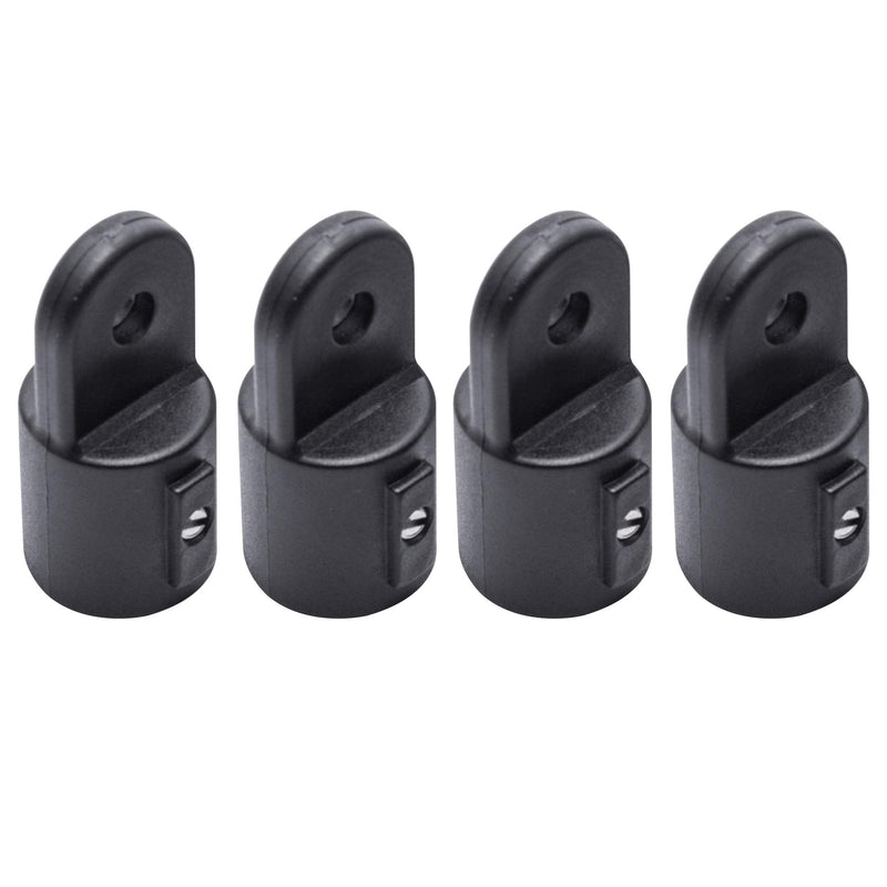 SUNOOM Boat Bimini Top Eye End 7/8 Inch,Black Nylon Cover Cap Eye End,Marine Bimini Top Fittings,Awning Hardware,Accessories,Used for Kayak,Canoe,Marine Boat,Pack of 4 - BeesActive Australia