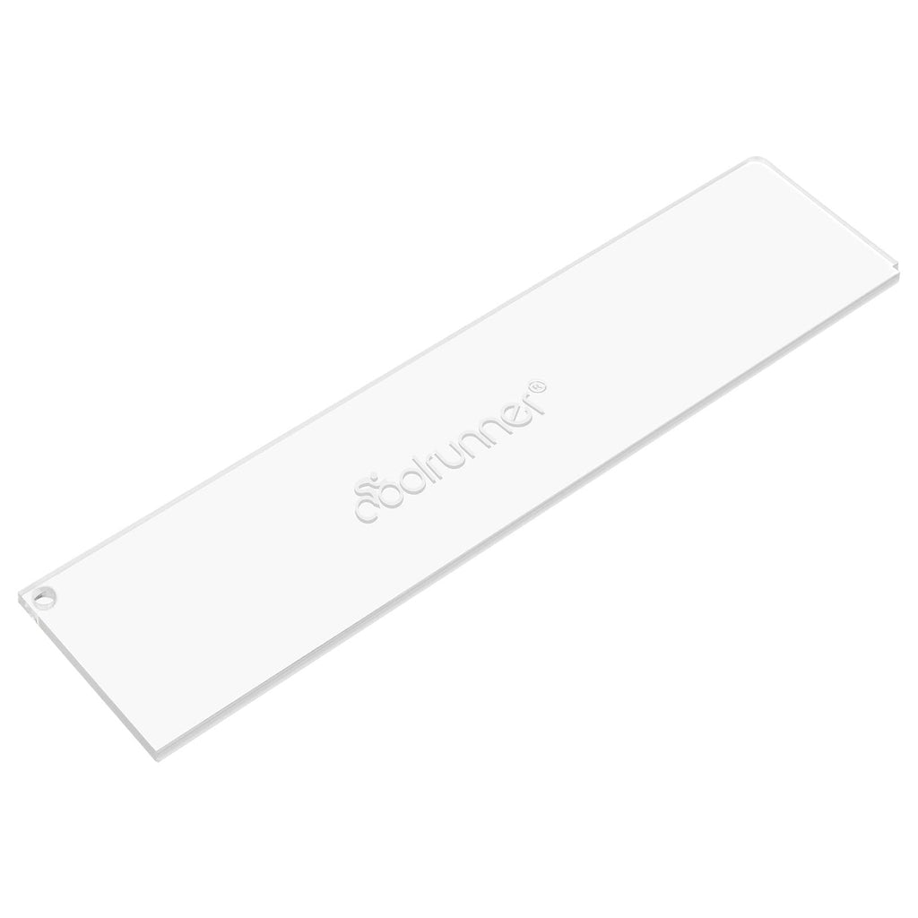 Coolrunner Ski Wax Scraper Heavy Duty Snowboard Wax Scraper with Right Notch for Removing The Extra Cooled Wax from The Skis Snowboards (9.8 * 2.3 * 0.15 in) - BeesActive Australia