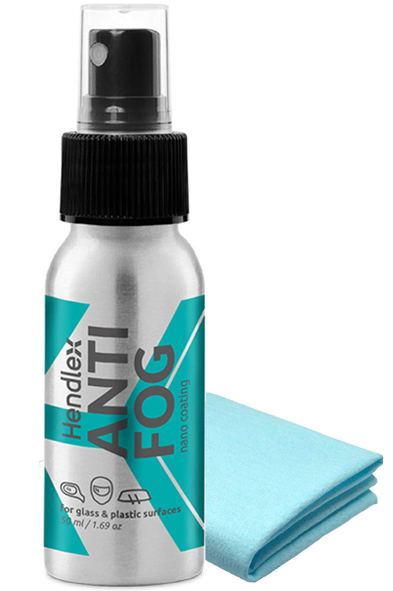 Hendlex Anti Fog Spray 1.69 oz | Long Lasting Fog Stopper for Airsoft, Swim, Ski Goggles | Keeps Away Fogging from Paintball and Scuba Diving Mask, Face Shield, Helmet, Visor Defogger - BeesActive Australia