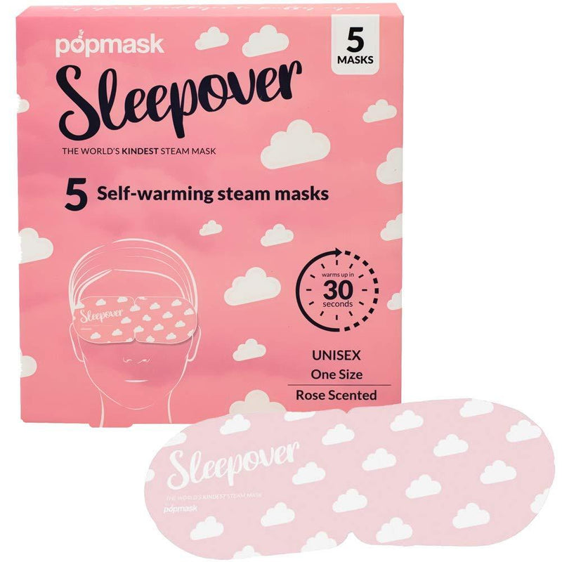 Popmask Sleepover Self Heated Eye Mask Rose Scent - BeesActive Australia