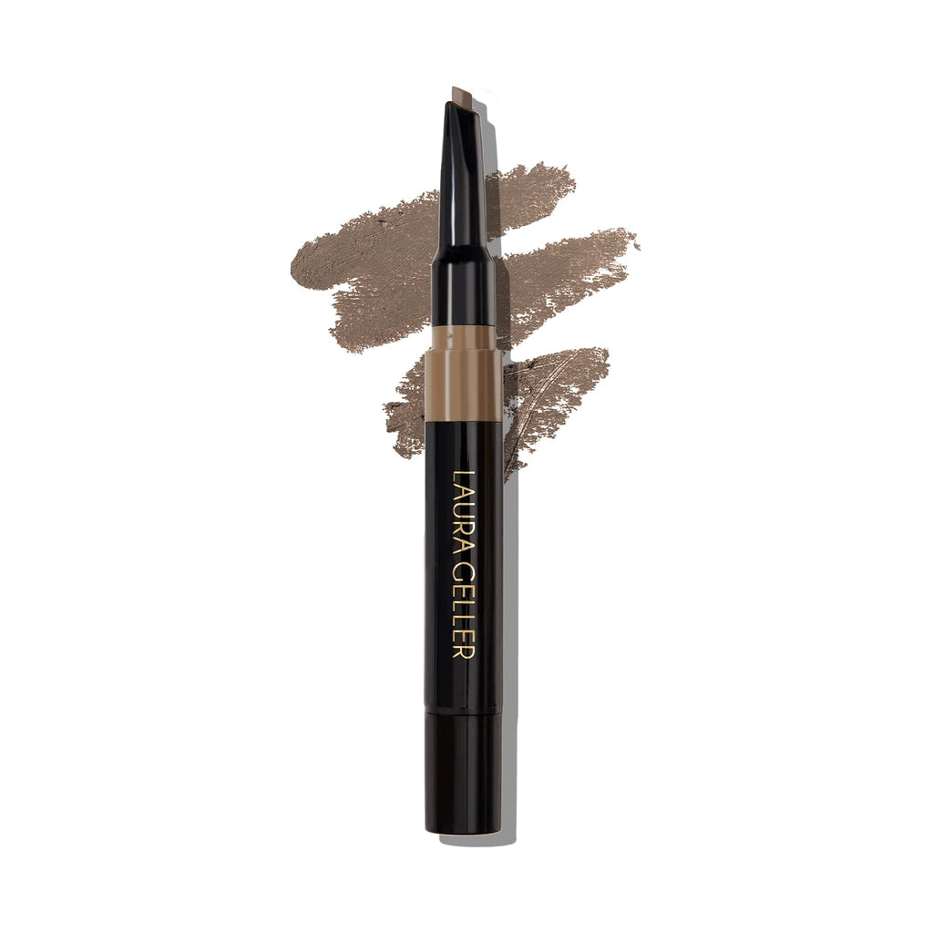 LAURA GELLER NEW YORK Sculpt-n-Stay Waterproof Brow Pencil & Gel- Taupe - BeesActive Australia