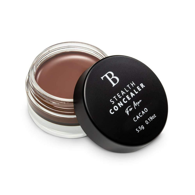 Tom Bailey For Men- Stealthy Liquid Concealer For Men - Comes in 7 Shades - Instant Fix to Every Guy's Dark Under-Eye Circles, Acne, Scars, Blemishes (Cacao) Cacao - BeesActive Australia