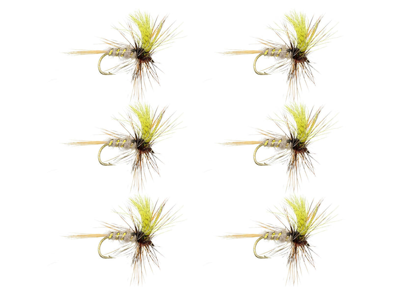 Wild Water Fly Fishing Dry Flies March Brown - Size 14 - 6 Pack - BeesActive Australia