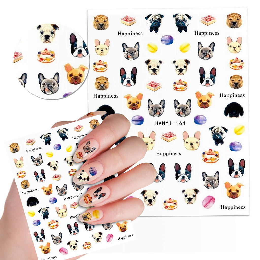 Cute Puppy Dog Animal Nail Stickers & Decals - BeesActive Australia