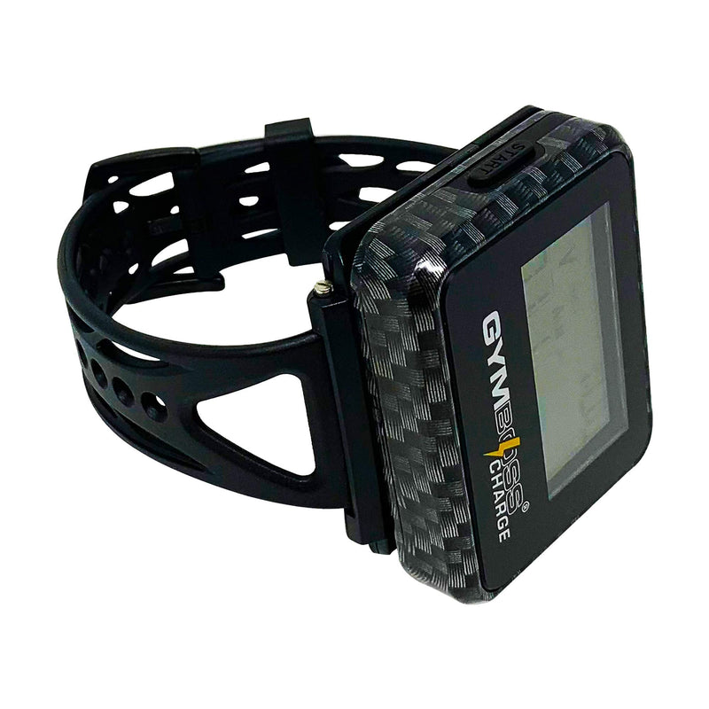 Gymboss Charge Interval Timer and Stopwatch & Watchstrap - Bundle Carbon Black - BeesActive Australia