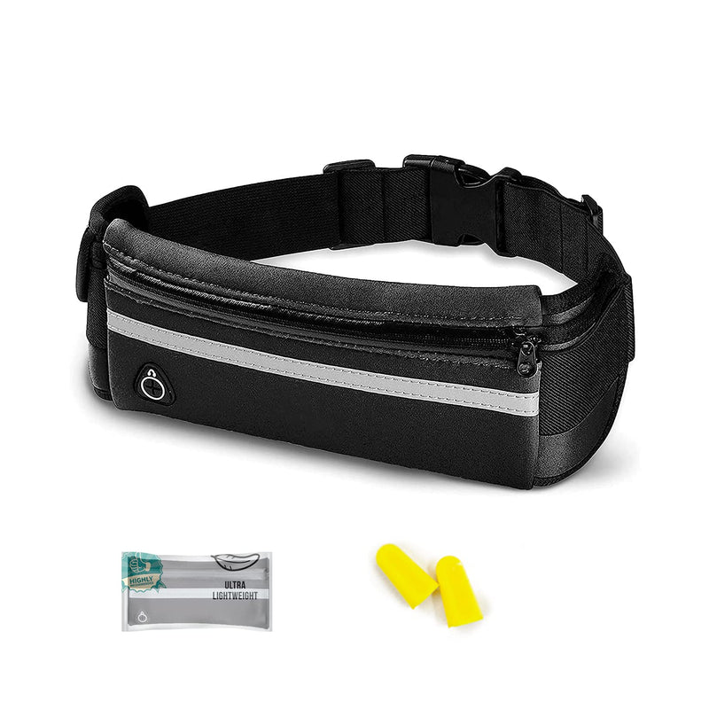 Running Waist Packs with Zippers: Feeless Fanny Pack for Runners to Carry Phones, keys, Wallet, Water Bottle. It Fits iPhone and other Phones & A Gifts for Runners, Workouts, Gym Traveling - BeesActive Australia