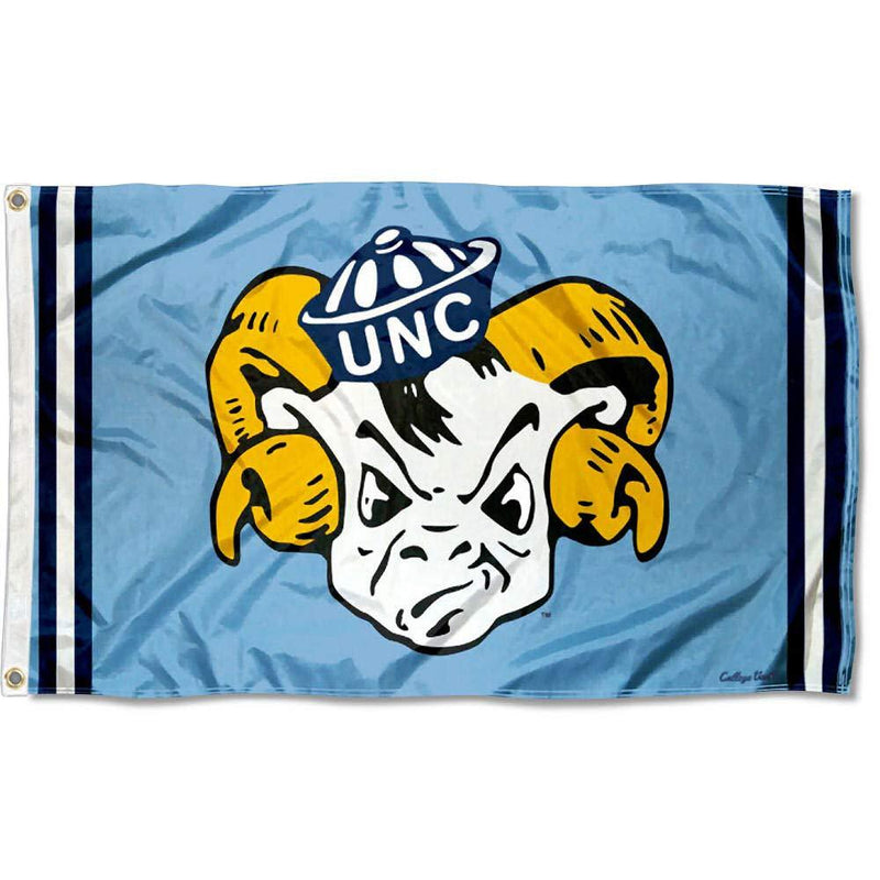 College Flags & Banners Co. North Carolina Tar Heels Vintage Retro Throwback 3x5 Banner Flag - BeesActive Australia