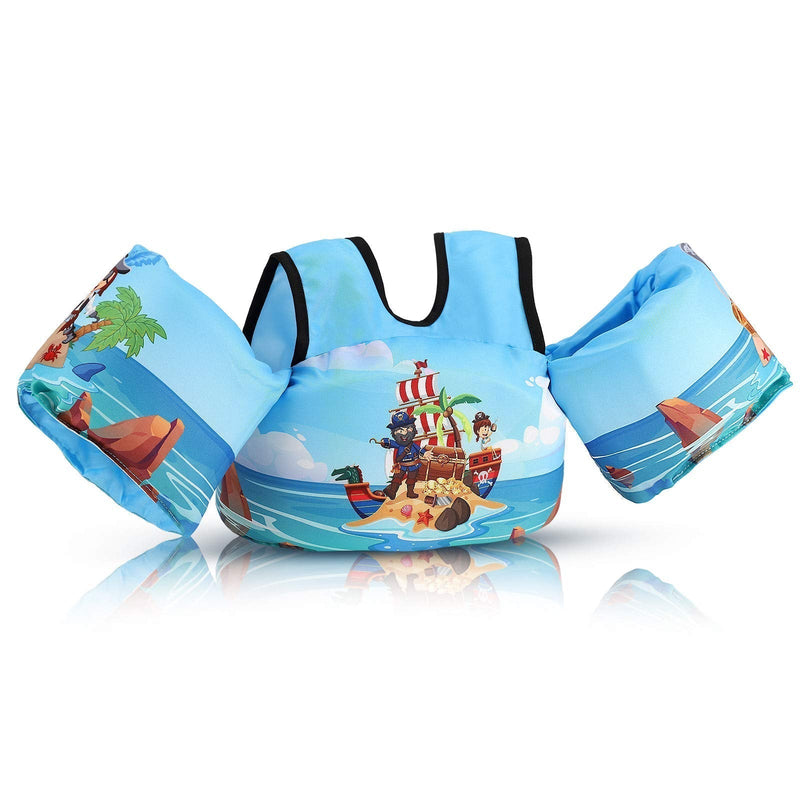 Kids Swim Vest, Jurmikey Toddler Swim Vest Jacket for 30-66 Pounds Boys & Girls, Puddle/Life Floaties for Infant from 2,3,4,5, 6, 7 Years Old, Childrens Training Jumper for Beach Swimming/Pool/Sea Haidao - BeesActive Australia
