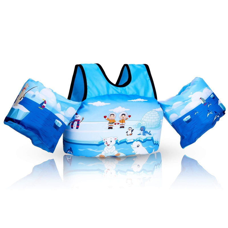 Kids Swim Vest, Jurmikey Toddler Swim Vest Jacket for 30-66 Pounds Boys & Girls, Puddle/Life Floaties for Infant from 2,3,4,5, 6, 7 Years Old, Childrens Training Jumper for Beach Swimming/Pool/Sea - BeesActive Australia