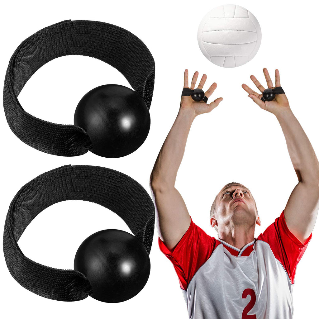 Skylety 4 Pieces Volleyball Training Technique Setting Aid Volleyball Equipment for Teaching Proper Hand Placement and Preventing Excessive Hand Contact (4 Straps and knobs) - BeesActive Australia