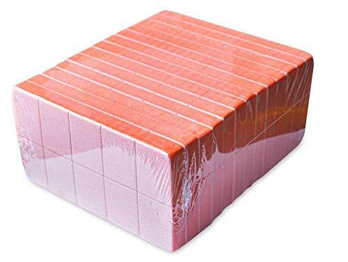 Bzbuy Nail Mini Orange Buffer Block File 100/180 Grit 2 Sided (130 Count) - BeesActive Australia