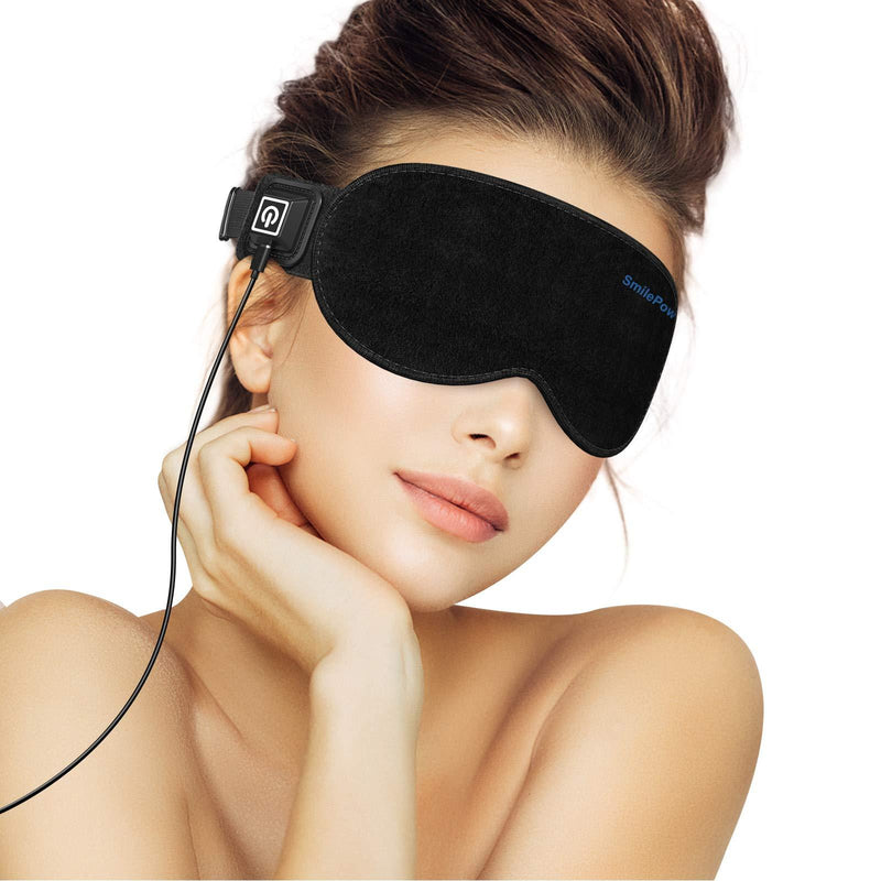 Heated Eye Mask Electric Sleep Eye Mask for Stye Dry Eyes and Blepharitis with Temperature Warm Therapy to Unclog Glands Relieve Tired Eyes, Puffy Eyes, MGD and Dark Circle - BeesActive Australia