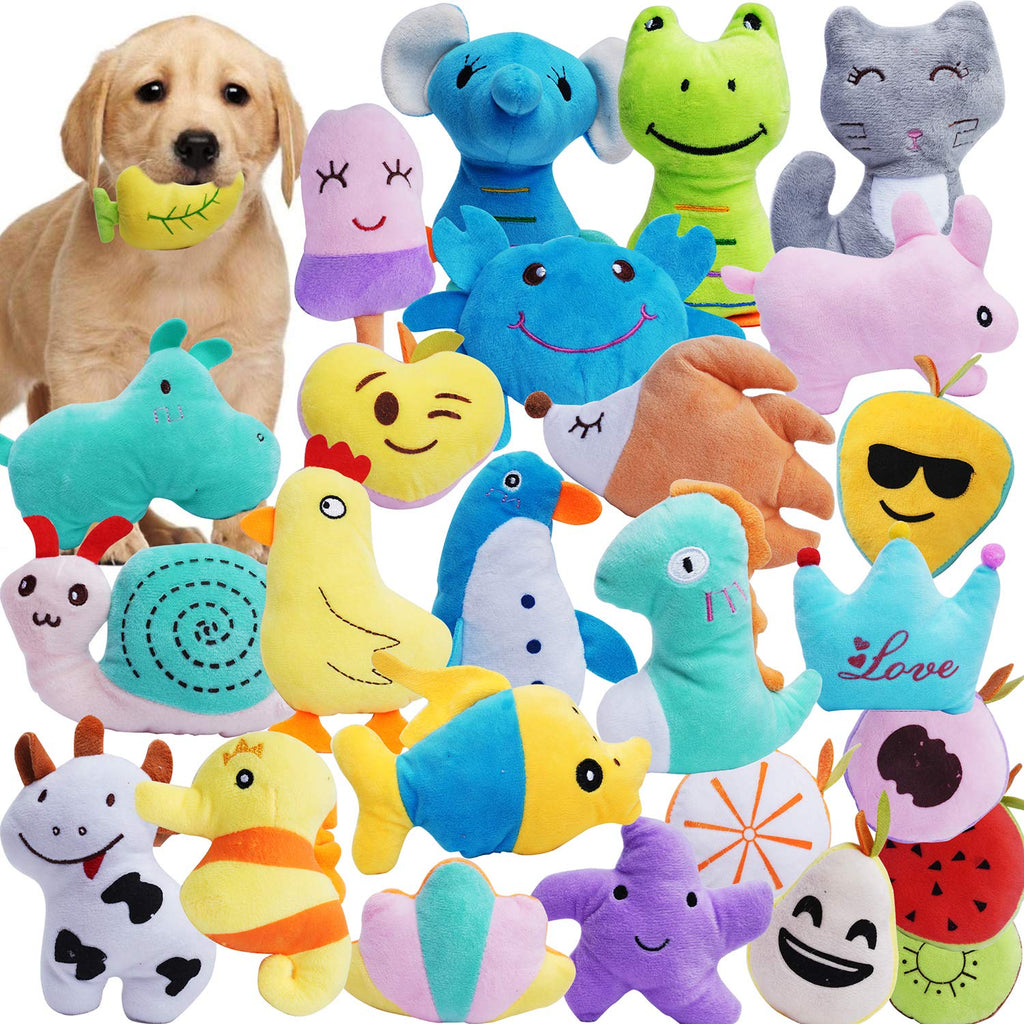 26 Pack Dogs Squeaky Squeakers Toys for Small Dogs,Puppies - BeesActive Australia
