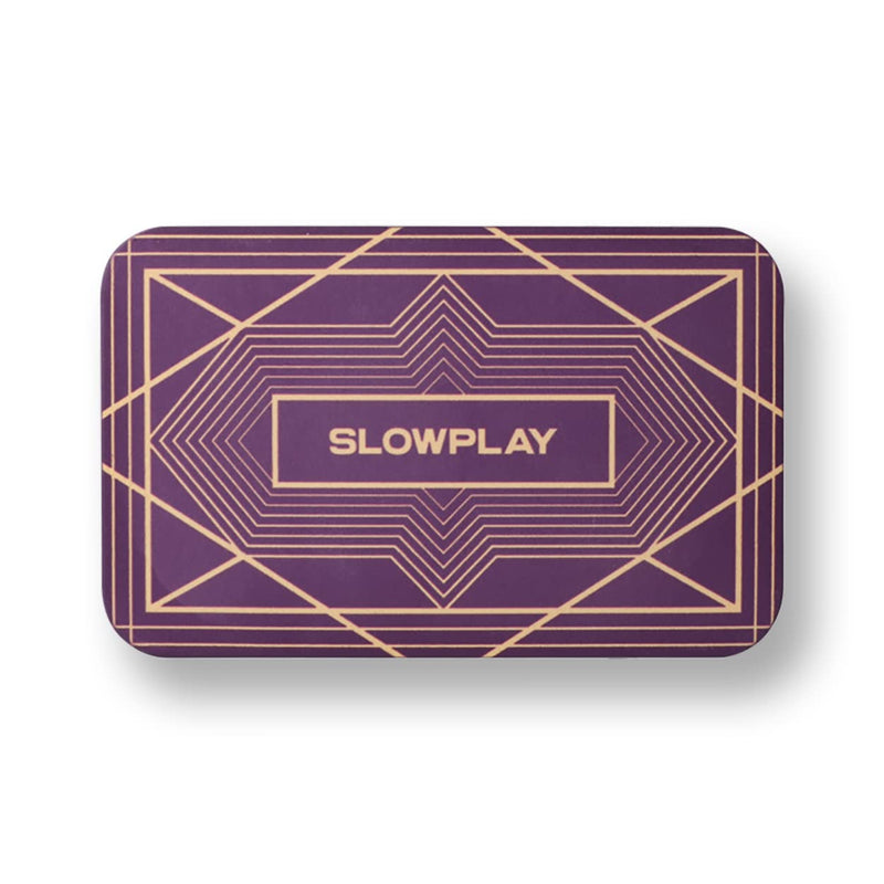 SLOWPLAY Rectangular Poker Chips Plaques, Pack of 10 Pcs, European Style Professional Plaques Without Denomination, 34-Gram Ceramic Composite … Purple - BeesActive Australia