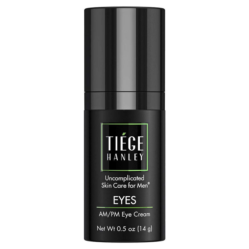 Tiege Hanley Eye Cream for Men (EYES) | Morning and Night | Caffeine to Fight Dark Circles and Wrinkles like a Ninja | Fragrance Free for Sensitive Skin | 0.5 Ounces - BeesActive Australia