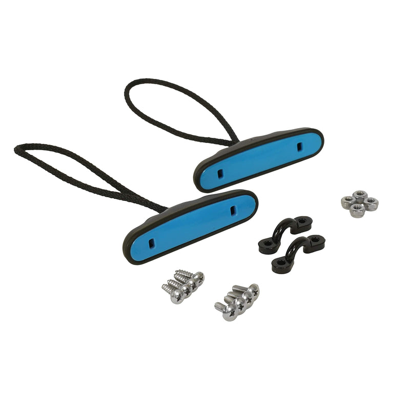 Pelican Sport - Kayak Handles Kit - Electric Blue - Strong and Durable - Carry Handles - Heavy Duty Nylon Eye Straps - Pack of 2 - Comes with Installation Hardware - BeesActive Australia