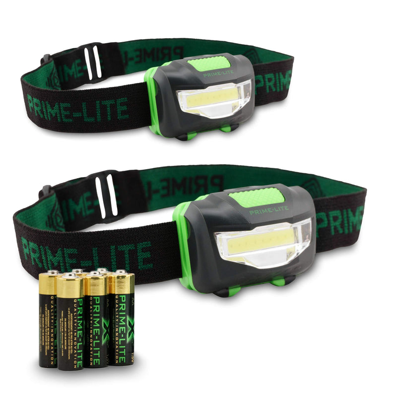 Prime-Lite 2 Pack LED Headlamp Flashlight with Batteries - Headlamps for Adults - Head Flashlight for Kids - Head Lamp for Emergencies - Head Lamps Outdoor Used for Camping, Running, Gifts, Hiking - BeesActive Australia