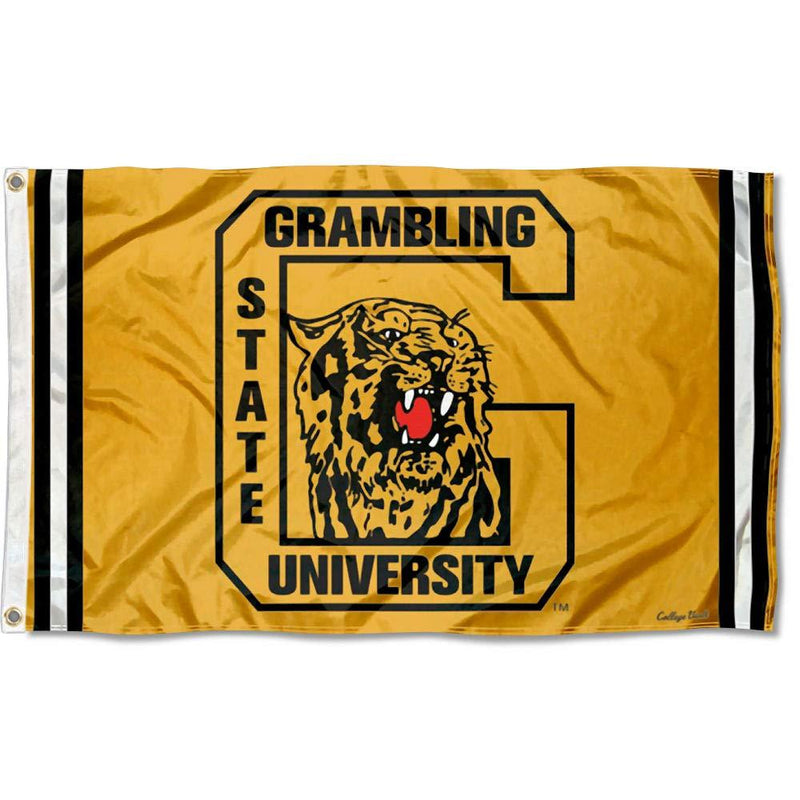 College Flags & Banners Co. Grambling State Tigers Vintage Retro Throwback 3x5 Banner Flag - BeesActive Australia