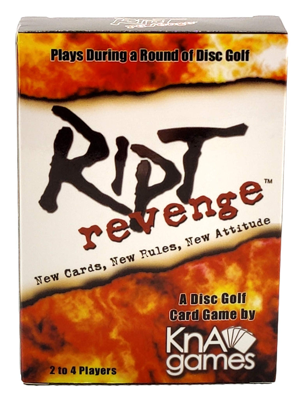 Ript Revenge Disc Golf Card Game | Fun Disc Golf Game | Plays During a Round of Disc Golf | Play for Skins or for Strokes | 2-4 Players | Pack of 52 Cards - BeesActive Australia