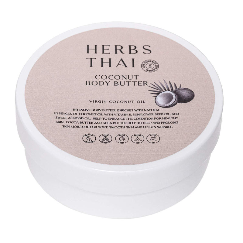 Herbs Thai Coconut Body Butter With Virgin Coconut Oil 100% - BeesActive Australia