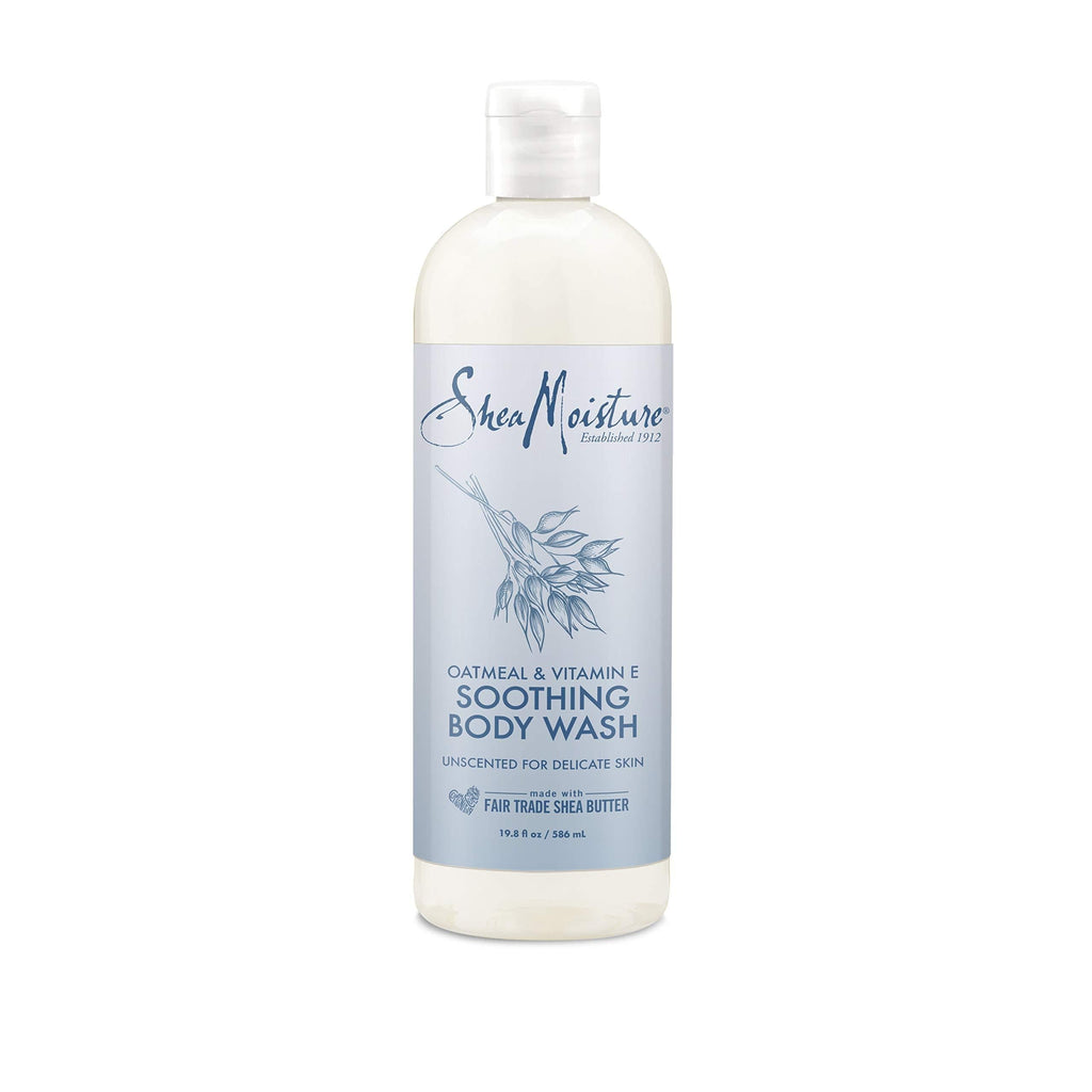 SheaMoisture Soothing Body Wash for Delicate Skin Oatmeal and Vitamin E Cruelty Free Skin Care, Made with Fair Trade Shea Butter 19.8 oz - BeesActive Australia