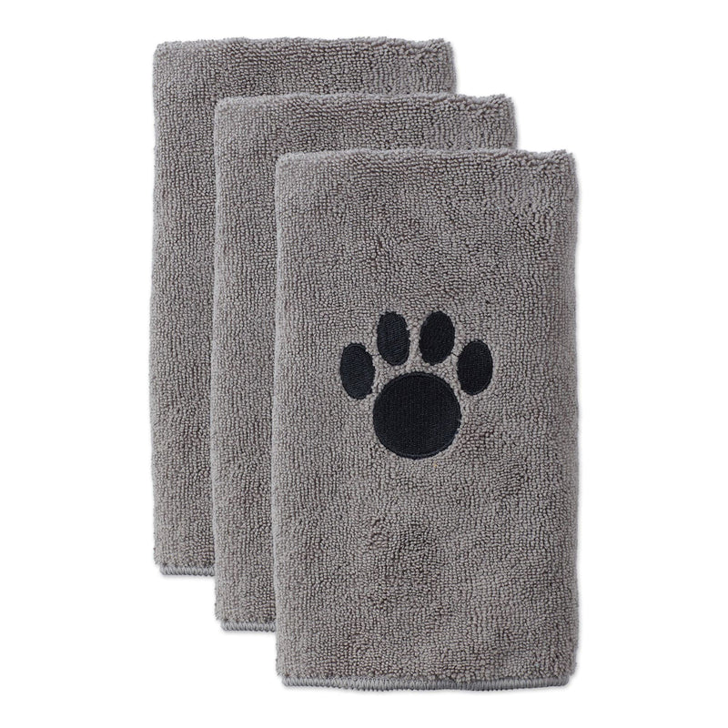 Bone Dry Absorbent Microfiber Drying Set 15x30" Gray - BeesActive Australia