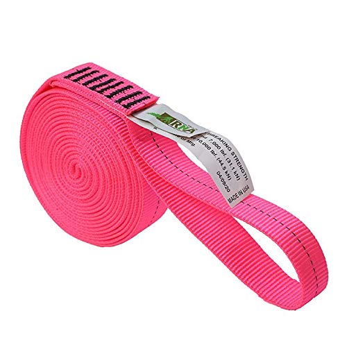 Rock-N-Arbor Nylon Loop Runners - Professional Safety Equipment, Arborist, Mountain Climbing, Rigging, & Work Gear, 1-Inch Tubular Nylon Webbing Hot Pink 72.0 Inches - BeesActive Australia