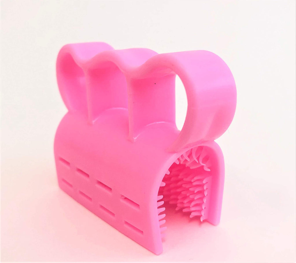 COSRAMY Alligator Nail Brush, Finger Grip Tunnel Shaped Design for 3D Hand Fingernail Scrub Cleaning. Effective and Safe Cleaning for Hygienic Fingernails and Toenails. Design Patent in Japan & Korea. - BeesActive Australia