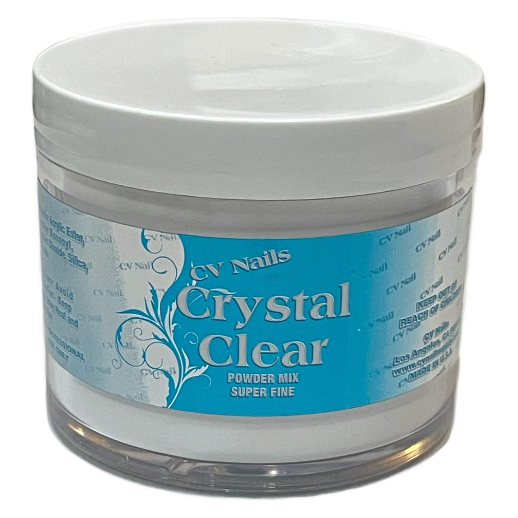 CV Nails 4 Oz Crystal Clear Acrylic Powder Mix Nail Art Powder - BeesActive Australia