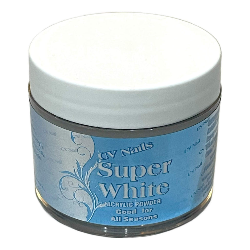 CV Nails 2 oz Super White Acrylic Powder Mix Nail Art Powder - BeesActive Australia