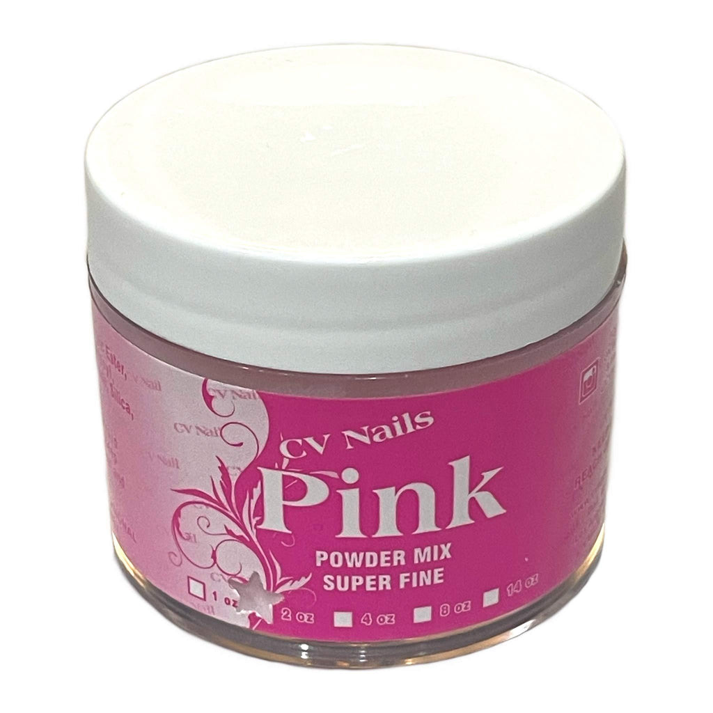 CV Nails 2 oz Light Clear Pink Acrylic Powder Mix Nail Art Powder - BeesActive Australia