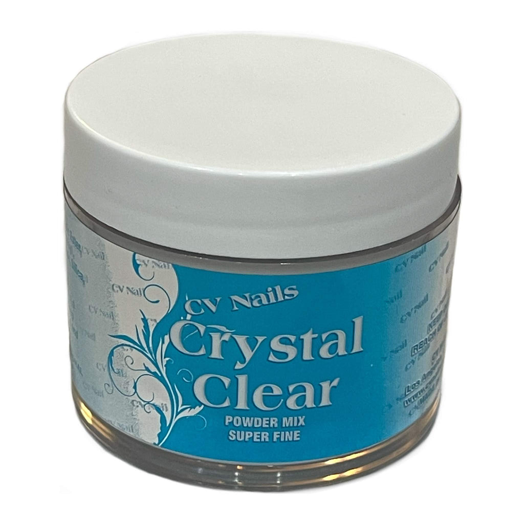 CV Nails 2 Oz Crystal Clear Acrylic Powder Mix Nail Art Powder - BeesActive Australia
