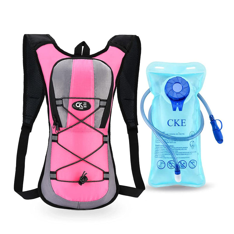 CKE Hydration Backpack Hydration Pack Water Backpack with 2L(70-Ounce) Hydration Bladder for Men Women Kids for Running Hiking Biking Climbing Red - BeesActive Australia