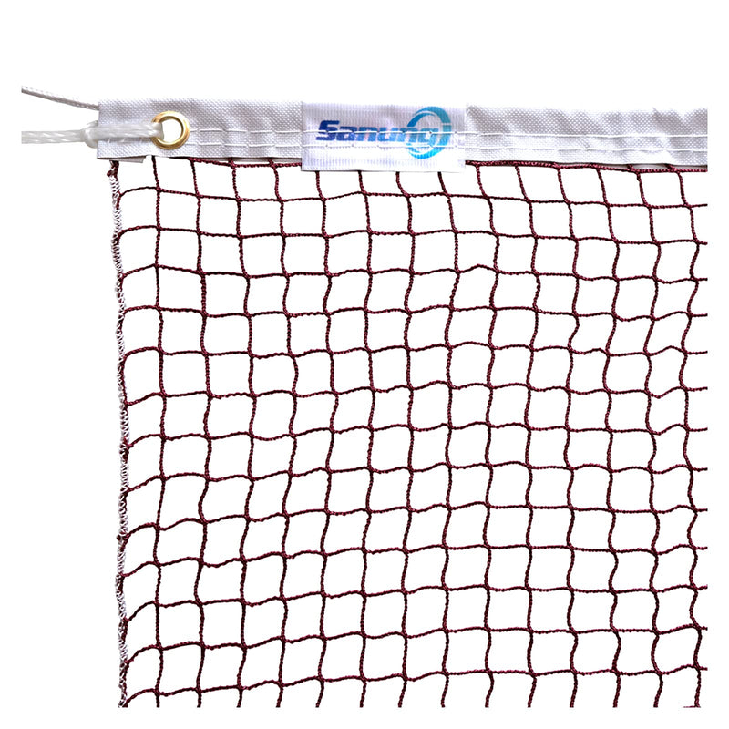 Sanung Badminton Net with Carrying Bag Single Side Stitching Badminton Replacement Net Polypropylene Nylon Sports Mesh Net for Daily Training Exercise Competition Easy Setup 20FT x 2.5FT - BeesActive Australia