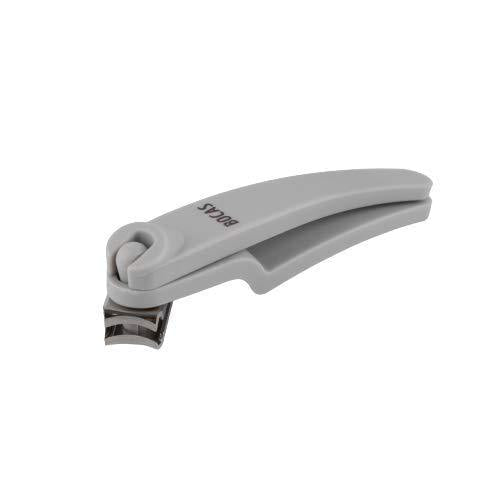 BOCAS Spring Collection Nail Clipper w/ 420 Stainless Steel Blade, 360º Rotating Swivel Head Fingernail Clippers, 3D Arch-shaped Cutter Trimmer, Korean Made (Sophisticated Gray) Sophisticated Gray - BeesActive Australia
