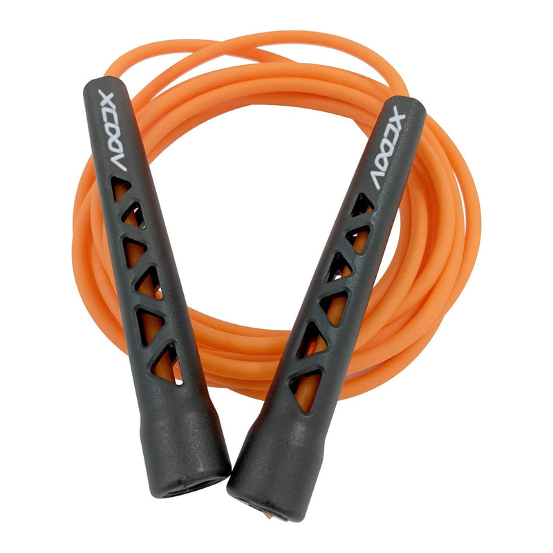 Xcoov Adjustable Skipping Jump Rope for Fitness with Slip-Resistant Grip Handles and Thick X’ Long Cable for Speed Jumping, Double Unders, Boxing, Crossfit, and Exercise - BeesActive Australia