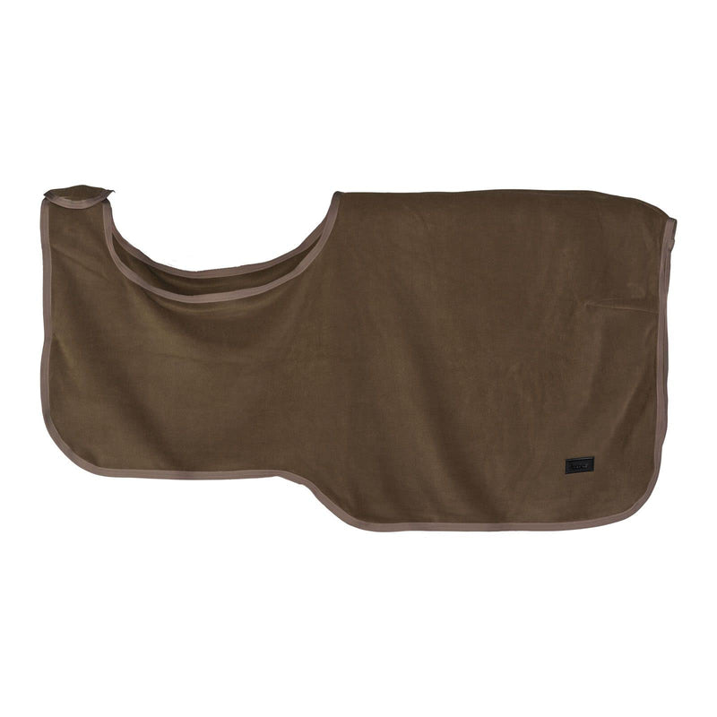 HORZE Marquess Fleece Riding Blanket US 72 in (EU 135 cm) Wedgewood Brown - BeesActive Australia