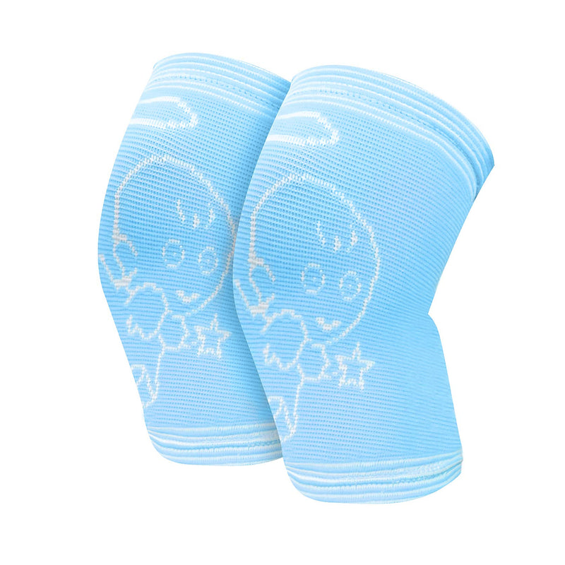 Luwint Soft Compression Knee Brace for Kids - Children Boys Girls Knee Sleeves Patella Pads Support for Pain Running Hiking Basketball Football Sports Blue Small - BeesActive Australia