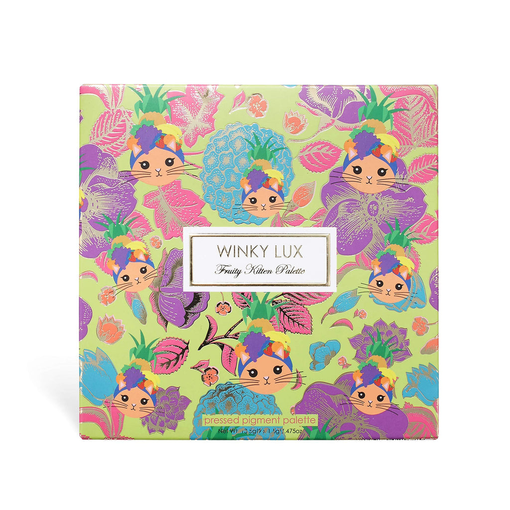 Winky Lux Fruity Kitten Eyeshadow Palette | Bright, Vibrant Colorful Eyeshadow - BeesActive Australia