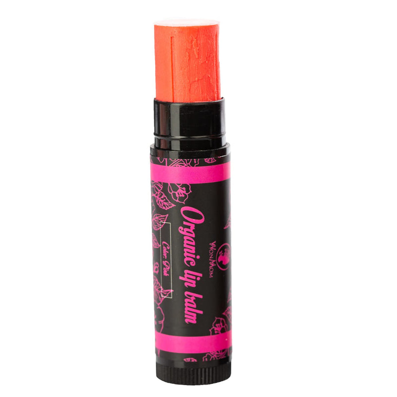 Organic Lip Balm with Cordyceps (Color: Pink, Orange, Red) (Pink) - BeesActive Australia