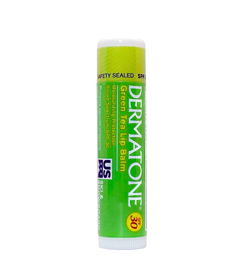 Dermatone Green Tea Lip Balm SPF 30, 0.15 oz. - 3-Pack 3-Count - BeesActive Australia