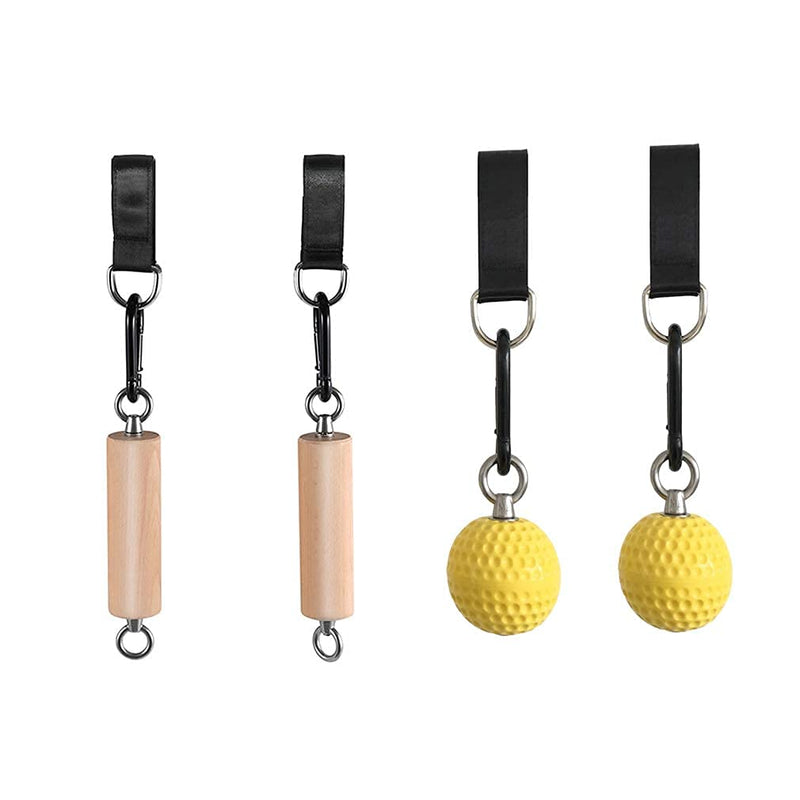 letsgood Pull Up Climbing Hold Grips - Strengthener Exerciser Training Tools for Grip Strength, Kettlebells, Workout, Bouldering, Ninja Warrior - BeesActive Australia