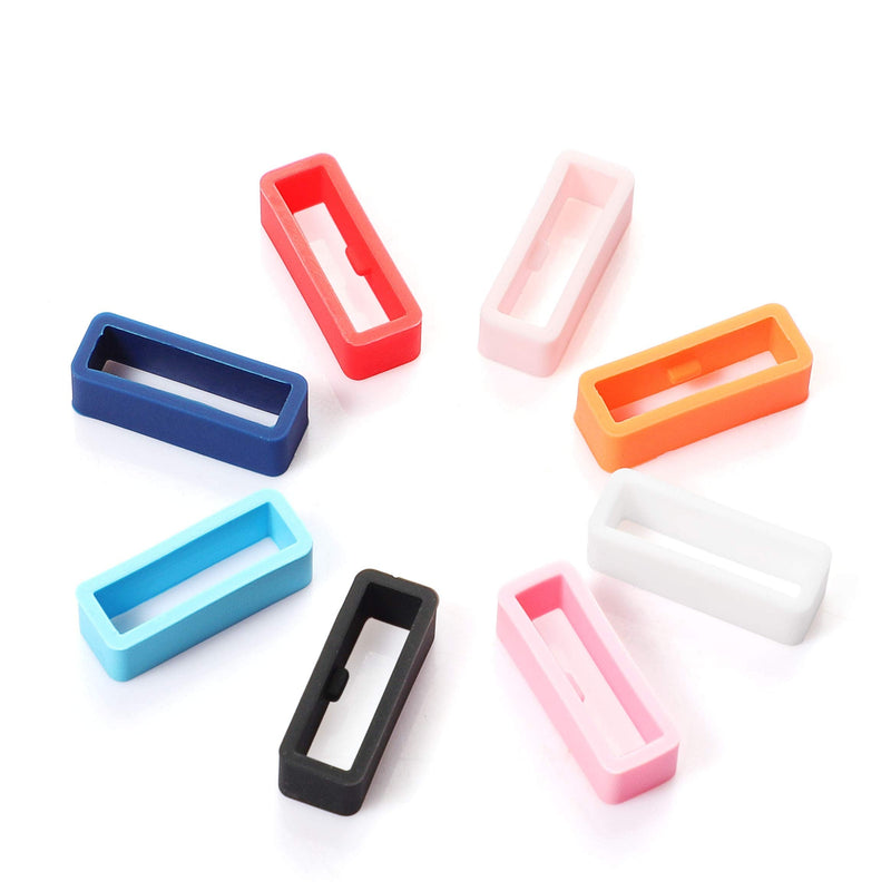 Vivosmart HR Fastener Ring Approach X40 Band Keeper Colorful Watch Band Holder Loop Compatible with Garmin Vivosmart HR+/Vivosmart HR/Vivoactive 4S/Vivomove 3S/Approach X40/Approach X10 - BeesActive Australia