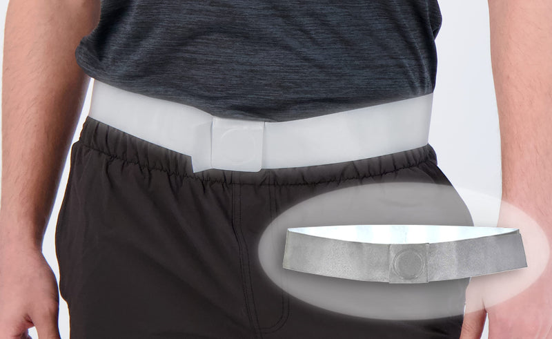 Athle Sport Reflective Belt with Magnetic Closure - High Visibility Magnetic Belt - One Size Fits All - Reflective Running Gear - BeesActive Australia