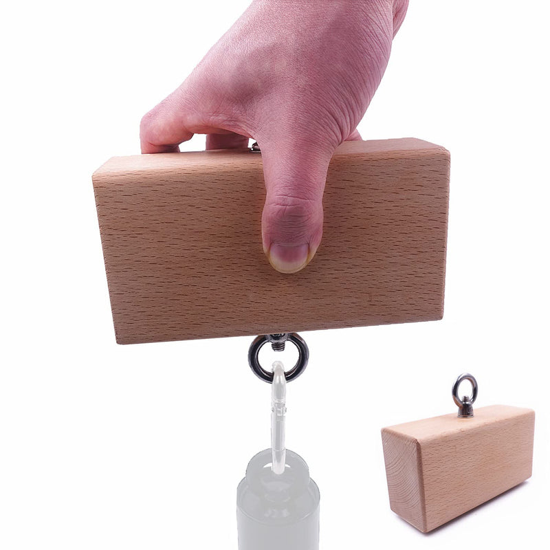 Lights Mountain Wooden Pinch Block Grip Hand Grip Workout Climbing Power Grips Forearm Finger Exerciser Strength Training Strengthener Equipment wooden grip - BeesActive Australia