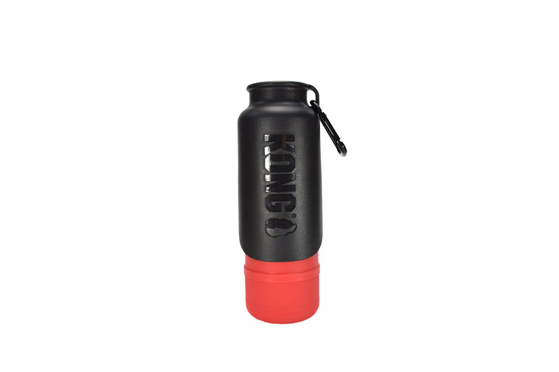 KONG H2O Insulated Dog Water Bottle & Travel Bowl, 25 oz Red - BeesActive Australia