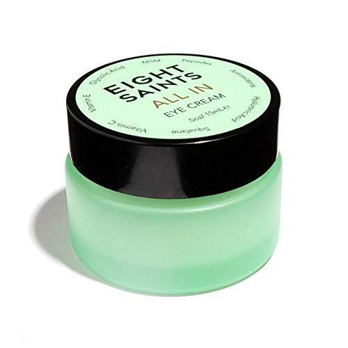 Eight Saints All In Eye Cream, Natural and Organic Anti Aging Eye Cream to Reduce Puffiness, Wrinkles, and Under Eye Bags, Dark Circle Under Eye Treatment, .5 Ounce - BeesActive Australia