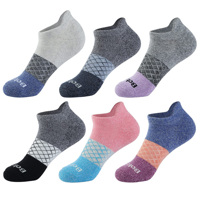 BATAIDIS Womens Running Socks No Show Athletic Cushioned Ankle Socks S-M(9-11) Blue1 - BeesActive Australia