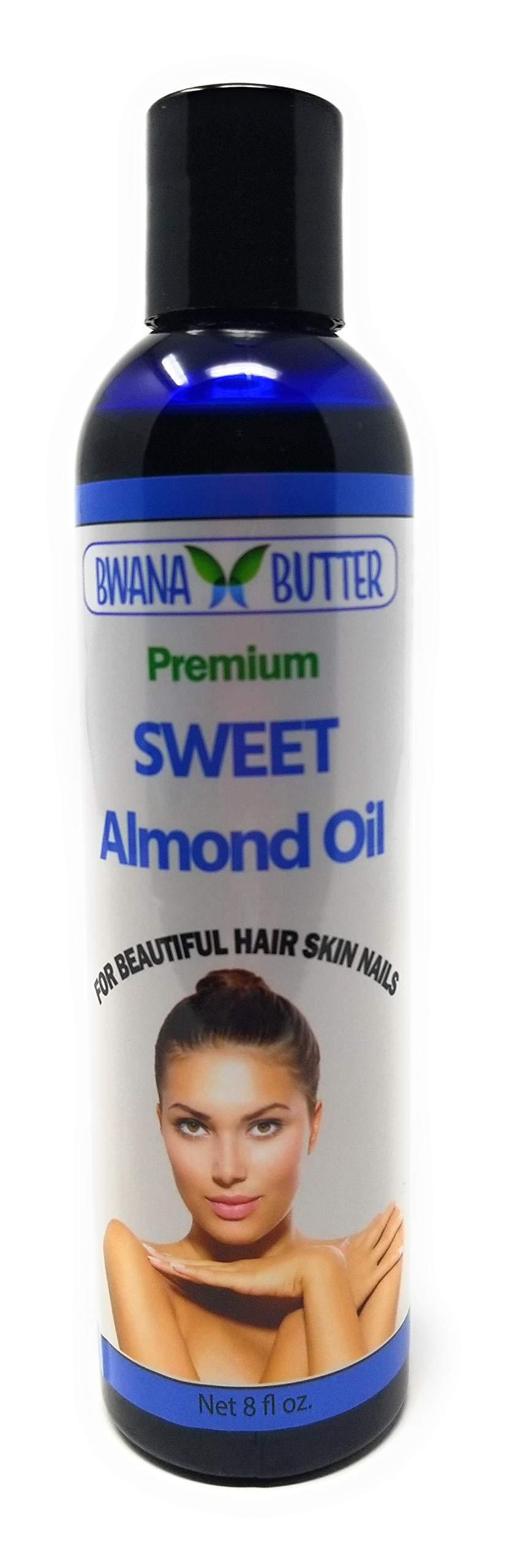 Bwana Butter Sweet Almond Oil is cold-pressed Rich in Vitamin A, E, B, & Essential Fatty Acids. Perfect > Sensual or Therapeutic Massage, Skin & Hair Care. Non-Greasy Carrier Oil for Soaps & Cosmetics - BeesActive Australia