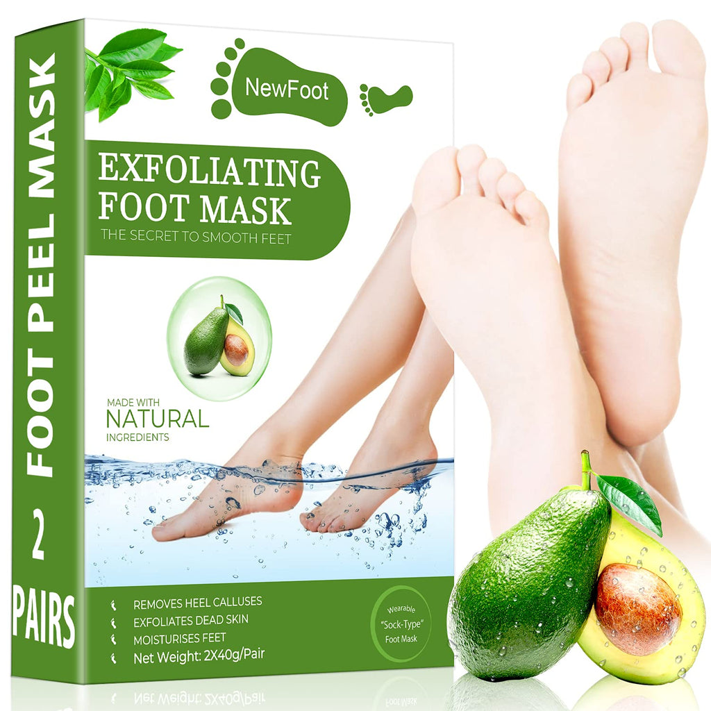 Foot Peel Mask - Cracked Heels &Dead Skin & Calluses &Dry Toe Skin Makes Your Feet Baby Soft with Natural Foot Care(2 Pack) - BeesActive Australia